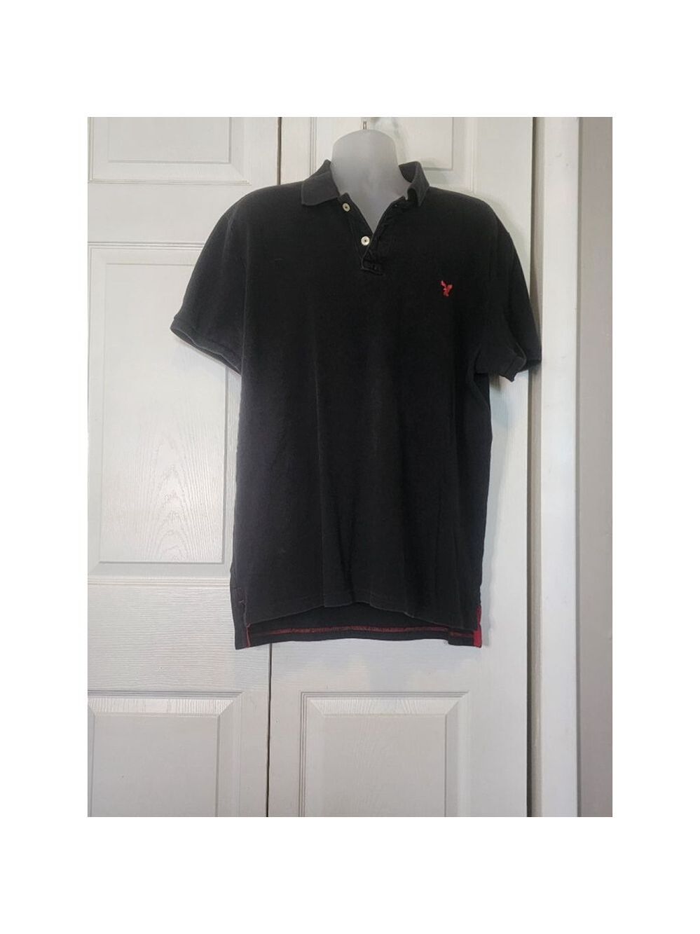 American Eagle Black Polo
